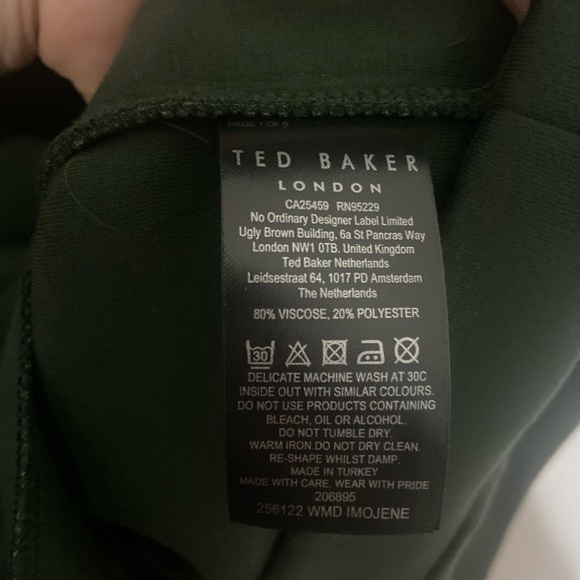 Ted Baker Imojene  sweater dress with structured shoulders size 6 LIKE NEW - Picture 5 of 9